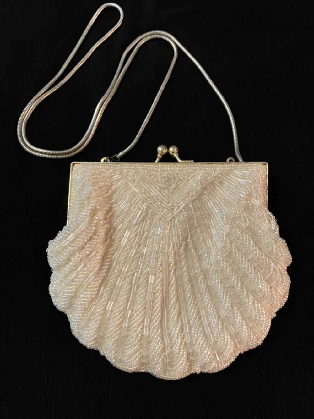 Vintage Shell Evening Bag Made in Hong Kong